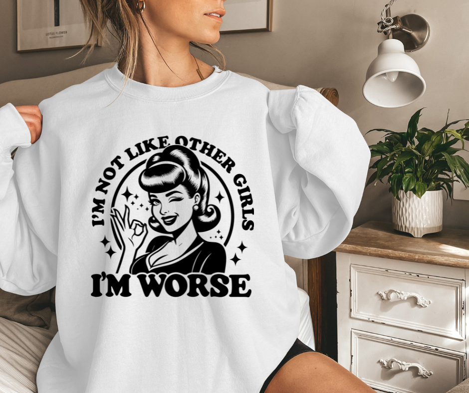 Not Like Other Girls Crewneck Sweater